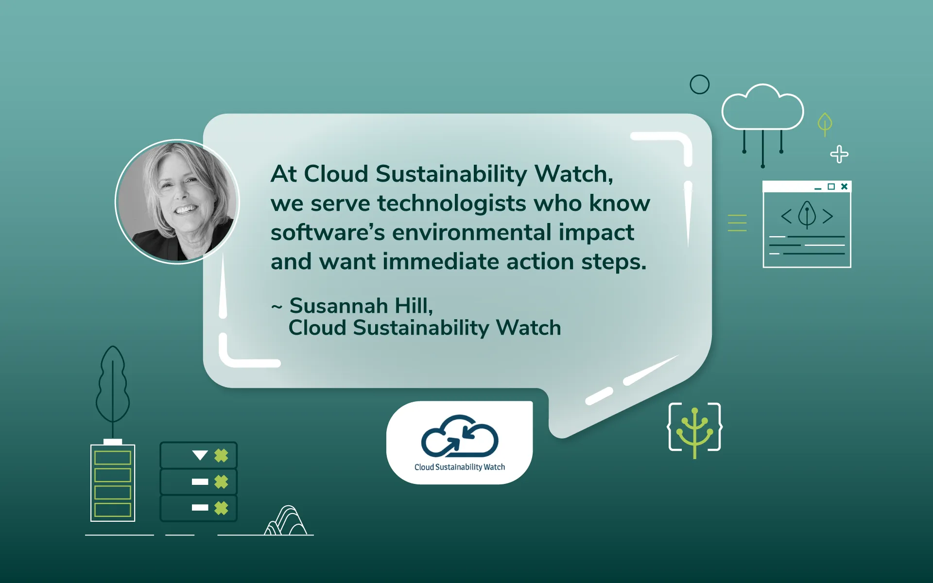 Democratizing Access to Sustainable Computing Tools—Meet Susannah Hill of Cloud Sustainability Watch