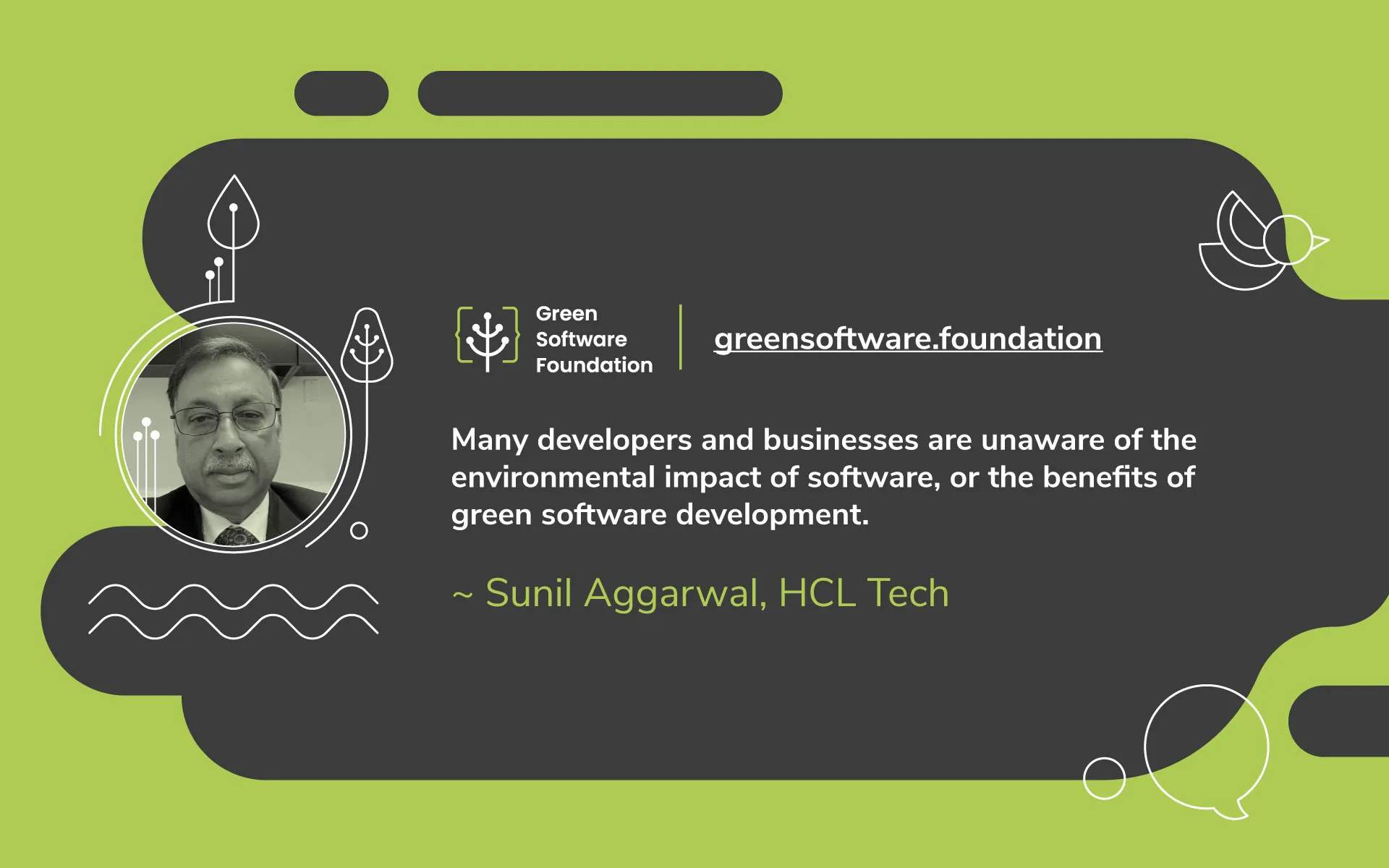 Cost Savings a Key Driver for Green Software Adoption - Meet Sunil Aggarwal, Sr. Vice President at HCLTech&nbsp;