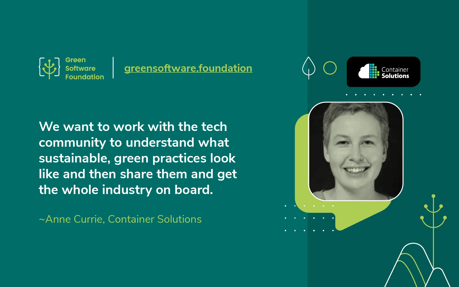 Meet GSF Org Leads: Anne Currie of Container Solutions