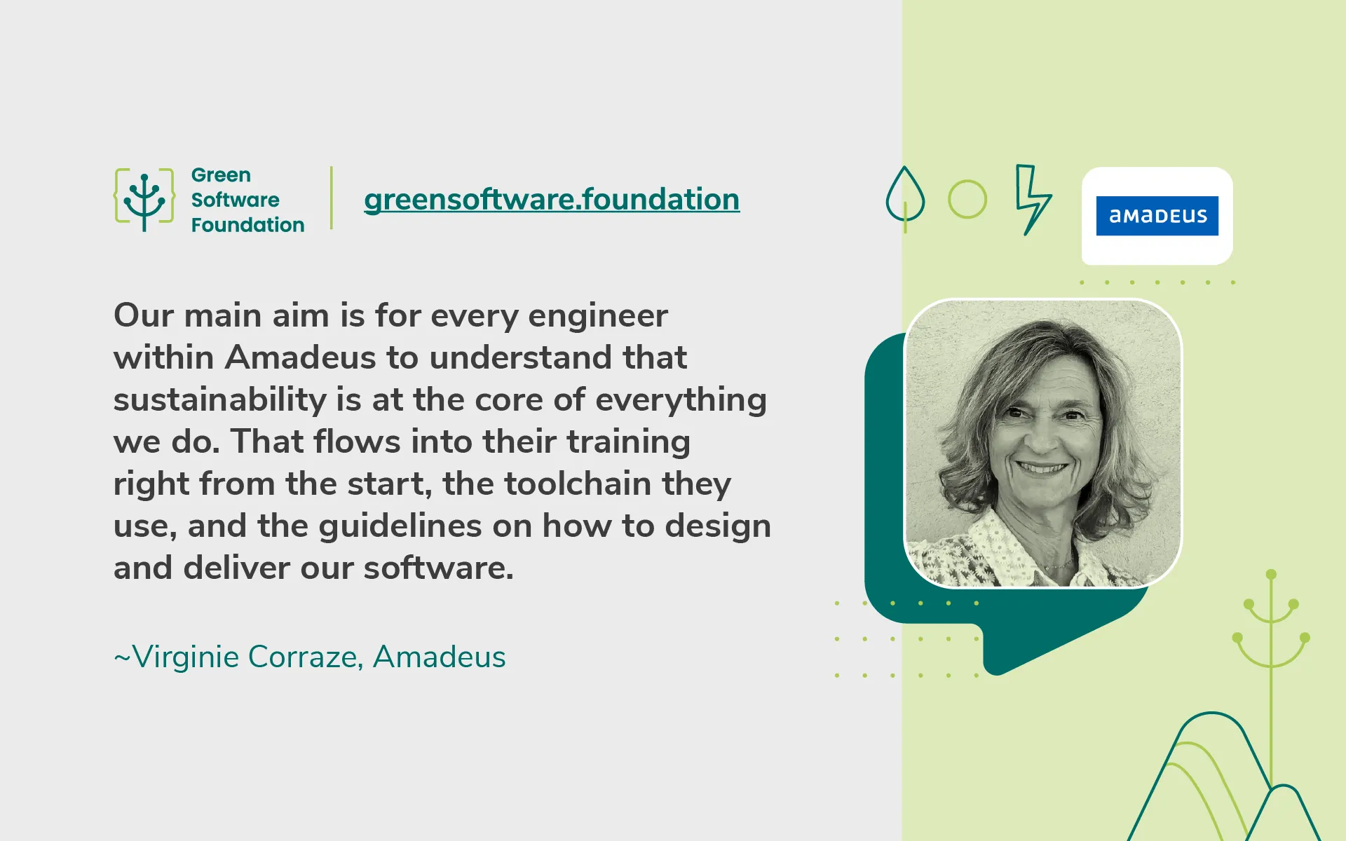 Meet Virginie Corraze, Associate Director, Engineering Quality & Sustainability, Amadeus